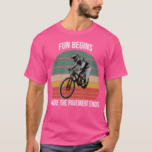 Funny Cyclist Mountainbiker Downhill Mtb Bmx Ridin T-Shirt