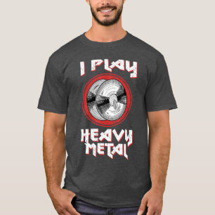 Funny Cymbals Player Men Marching Band Music Cymba T-Shirt
