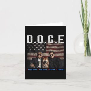 Funny D.o.g.e Doge Democrats Officially Getting Ex Card