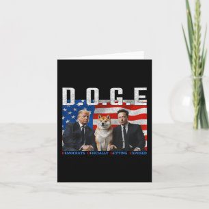 Funny D.o.g.e Doge Democrats Officially Getting Ex Card