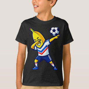 Funny Dabbing Banana Soccer Player Football Sport T-Shirt