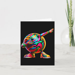 Funny Dabbing Bowling Ll Bowler Bowling Lover Card