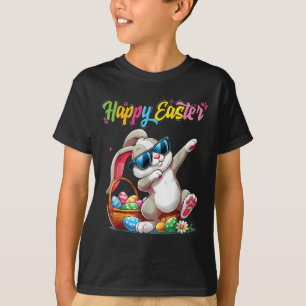 Funny Dabbing Bunny Easter Happy Easter For Boys G T-Shirt