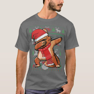 Funny Dabbing Cat Ugly Christmas Sweater Party Cos