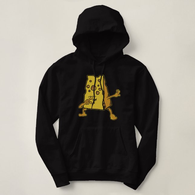 Funny Dabbing Cheddar Cheese Drawing Tee Kids (Design Front)