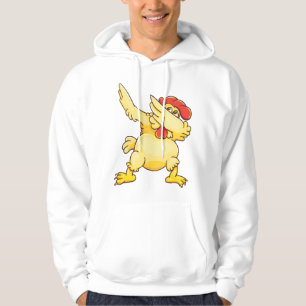 Funny Dabbing Chicken Lover Cool Dab Party Hoodie