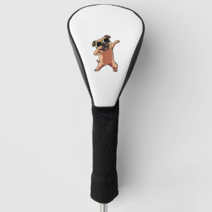 Funny Dabbing Dab Pug Dog Pets Dance Animal Puppy  Golf Head Cover