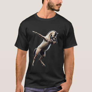 Funny Dabbing Horse Cool Dab Fun Animal Lover Danc T-Shirt