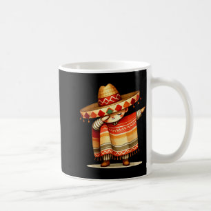 Funny dabbing mexican poncho sombrero cinco de may coffee mug