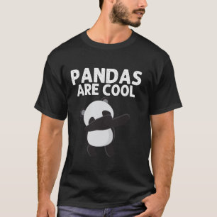 Funny Dabbing Panda Black White Panda Bear Lover M T-Shirt
