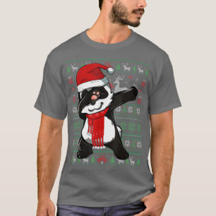Funny Dabbing Panda Ugly Christmas Sweater Party C