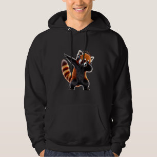 Funny Dabbing Red Panda Lover Dab Gaming Zoo Keepe Hoodie