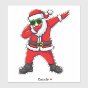 Funny Dabbing Santa Claus Shades Trendy Christmas
