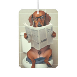 Funny Dachshund Car Air Freshener