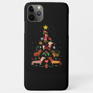 Funny Dachshund Christmas Tree Case-Mate iPhone Case