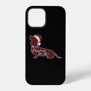 Funny Dachshund Dog Christmas iPhone 12 Pro Case