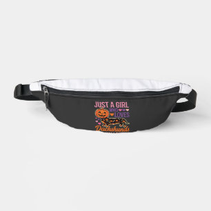 Funny Dachshund Halloween Pumpkin Dog Lover Bum Bags