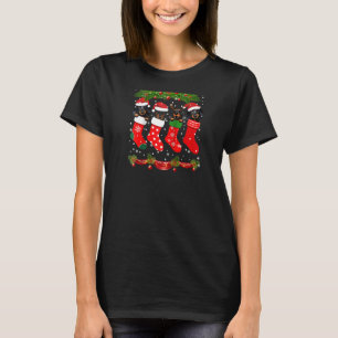Funny Dachshund In Socks Christmas Dog Xmas Sweate T-Shirt