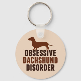 Funny Dachshund Lover Key Ring