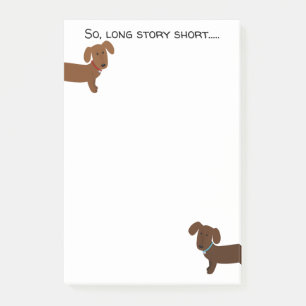 Funny Dachshund Lover Post-it Notes