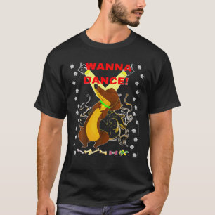 FUNNY DACHSHUND PET DAD WIENER DOG MOM CUTE WANNA T-Shirt