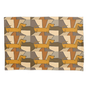 Funny Dachshund Puppy Dog Pillowcase