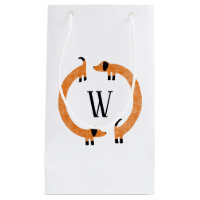 Funny Dachshund Sausage Dog Monogram