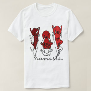 Funny Dachshund Yoga Namaste T-Shirt
