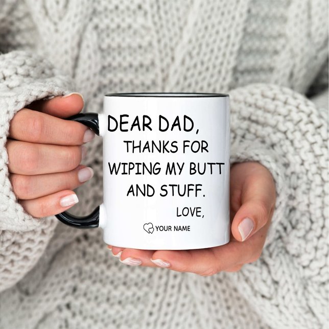 Funny Dad and Daughter Birthday Coffee  Mug (Funny Dad and Daughter Birthday Coffee Mug)