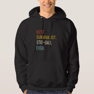 Funny Dad Best Survivalist Step-Dad Ever Shirts Fa