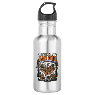 Funny Dad Bod Bear Camping Father Figure Shirt_1 532 Ml Water Bottle