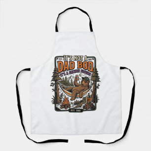 Funny Dad Bod Bear Camping Father Figure Shirt_1 Apron