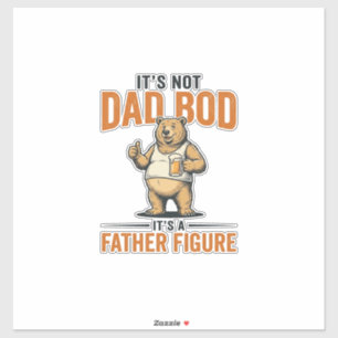 Funny Dad Bod Father Figure Bear Beer Shirt_1