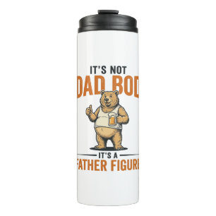 Funny Dad Bod Father Figure Bear Beer Shirt_1 Thermal Tumbler