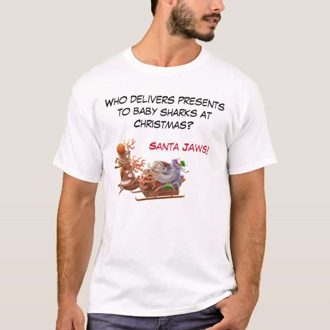 Funny Dad Christmas Joke T-Shirt (Front)
