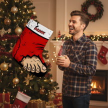 Funny Dad Christmas Stocking Ugly Toes