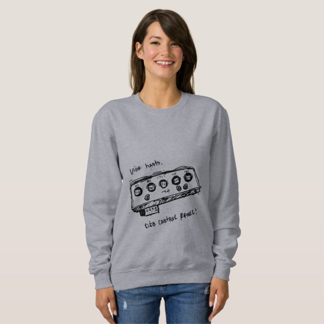 Funny Dad Control Panel Father's Day Sweatshirt (Front Full)