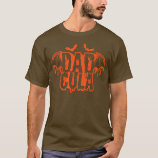 Funny Dad Daddy Dracula Monster Costume Halloween2 T-Shirt
