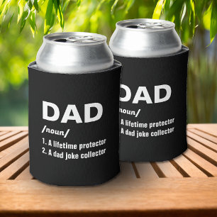 Funny Dad Definition Father's Day Can Cooler