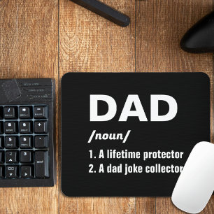 Funny Dad Definition Father's Day Mouse Pad
