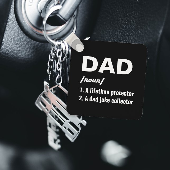 Funny Dad Definition Photo Father's Day Key Ring (Funny Dad Definition Father's Day 
)