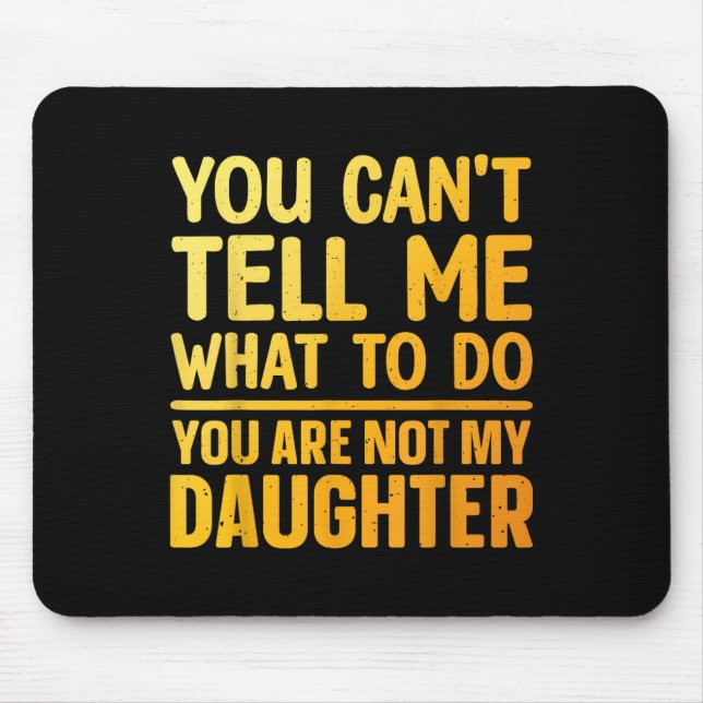 Funny Dad Design For Father Daddy Papa Men From Da Mouse Pad (Front)