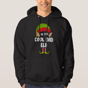 Funny Dad Elf Matching Family Group PJ Christmas Hoodie