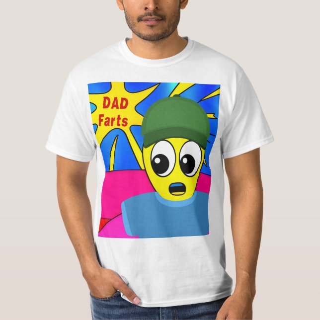 Funny Dad Farts T-Shirt (Front)