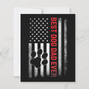 Funny Dad Fathers Day Dog Dad