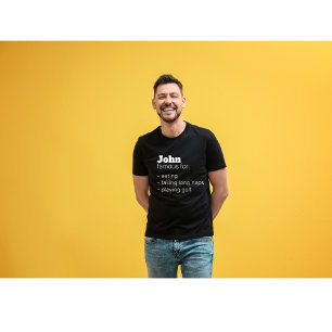 Funny Dad Father's Day, Novelty Gift Personalised T-Shirt