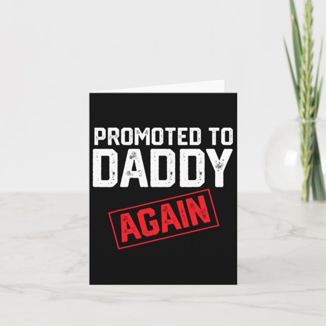 Funny Dad Fathers Day Pregnancy Announcement Daddy (Front)