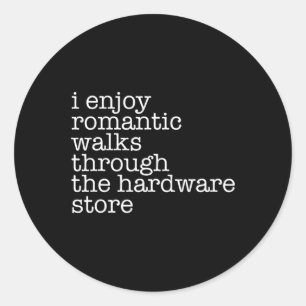 Funny Dad Handyman Hardware Store Tools Gift  Classic Round Sticker
