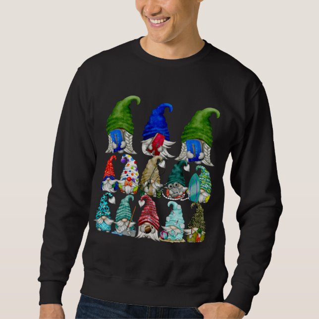 Funny Dad Joke Champion Gnomes Sweatshirt (Front)