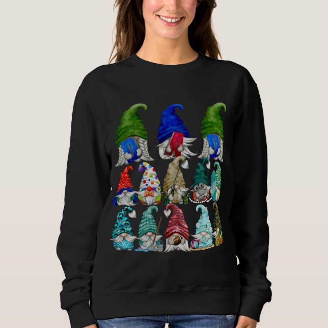 Funny Dad Joke Champion Gnomes Sweatshirt (Front)